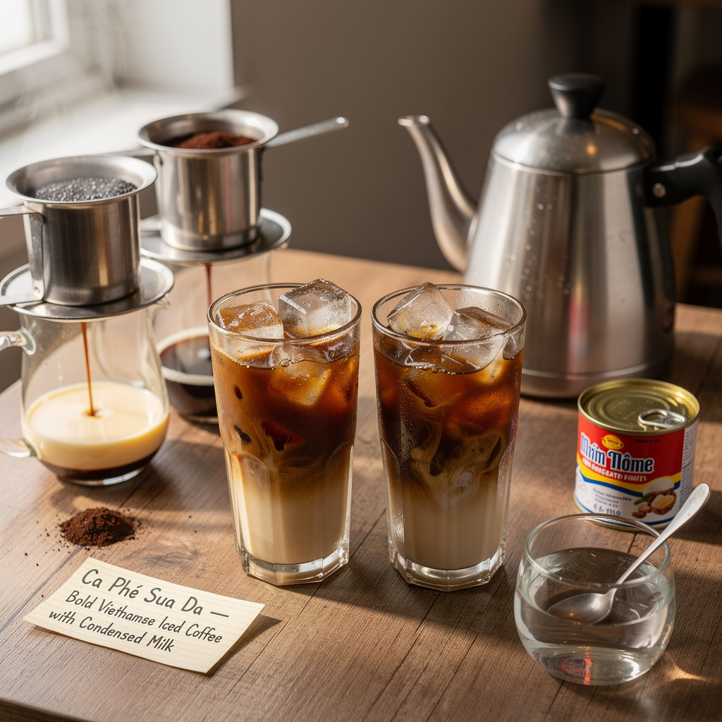 Ca Phe Sua Da — Bold Vietnamese Iced Coffee with Condensed Milk