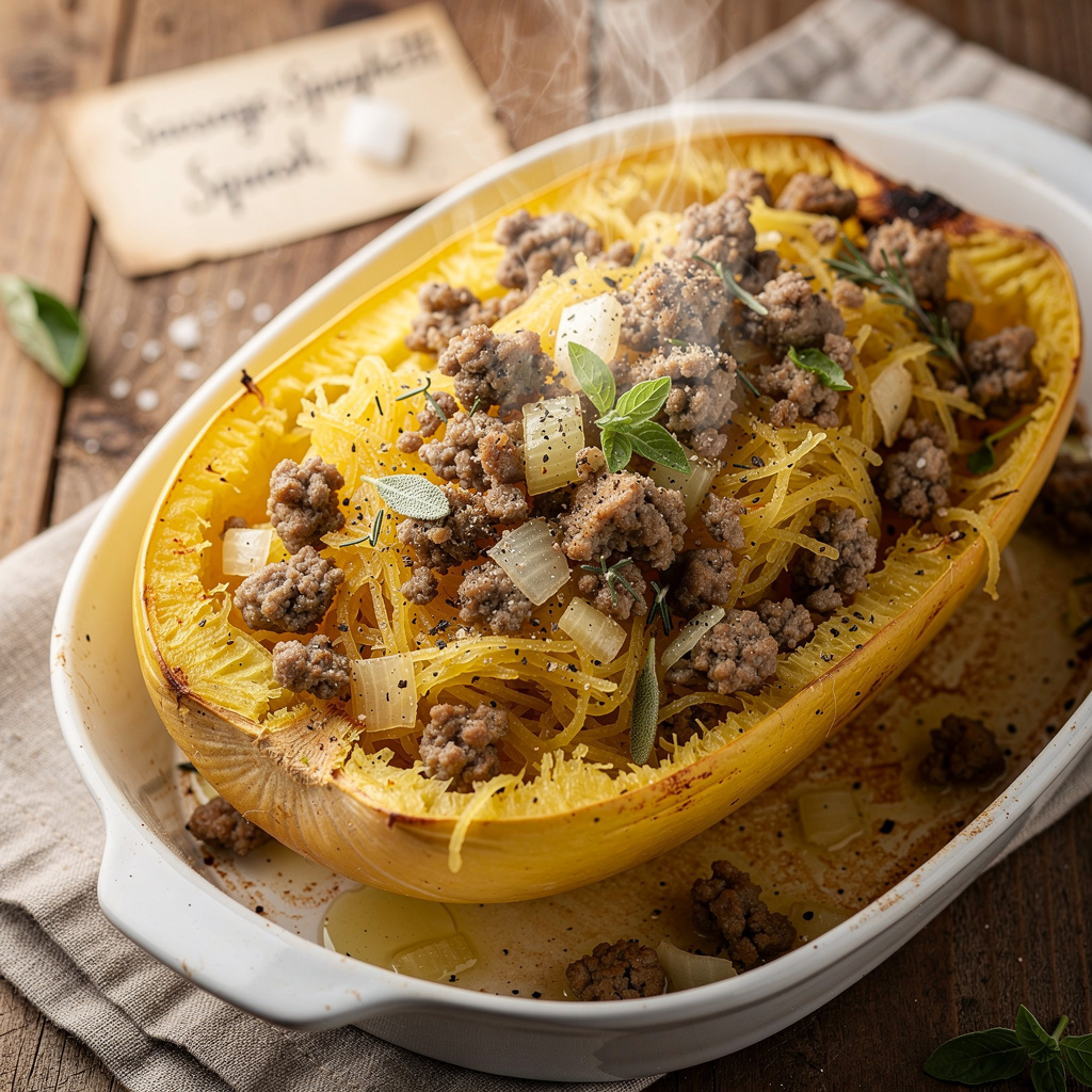 Sausage Spaghetti Squash