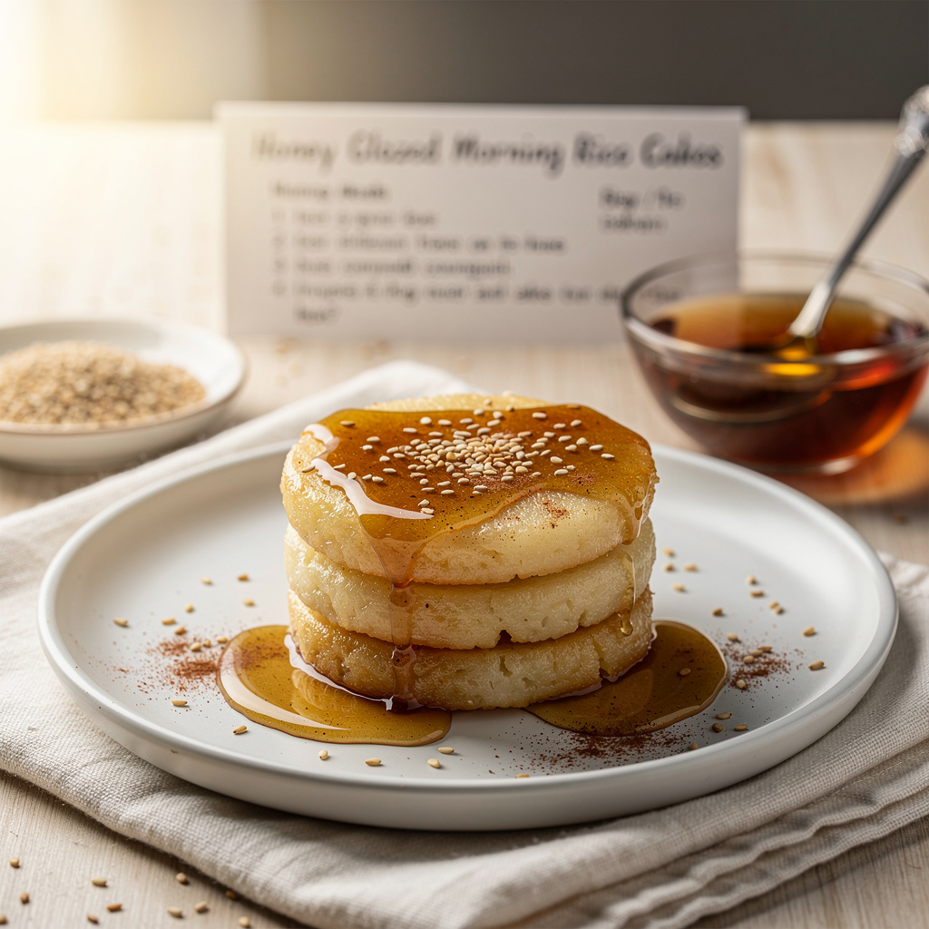 Honey Glazed Morning Rice Cakes