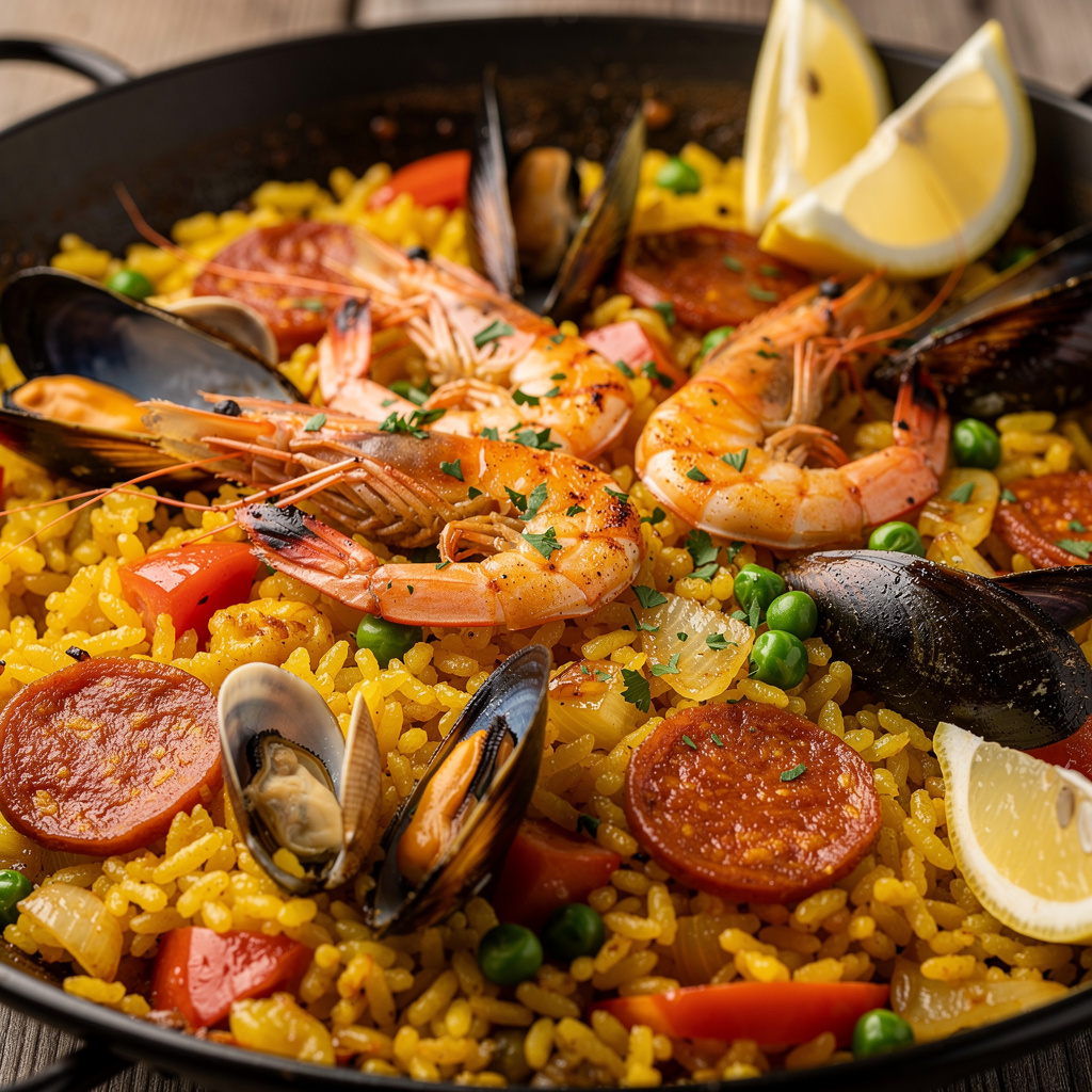 Saffron & Smoke Seafood Paella
