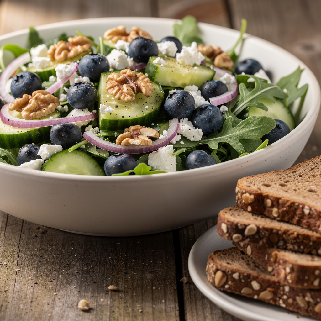 Cucumber Blueberry Salad