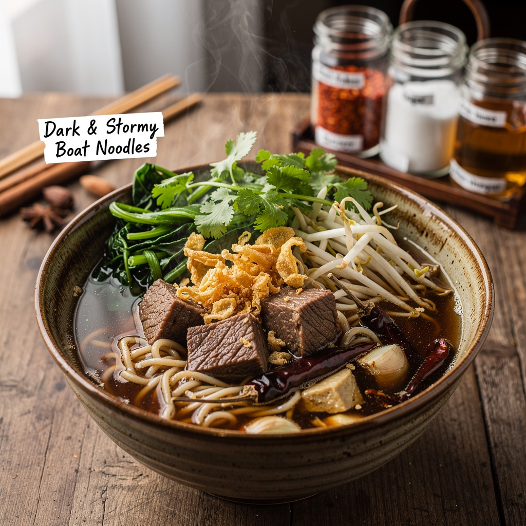 Dark & Stormy Boat Noodles