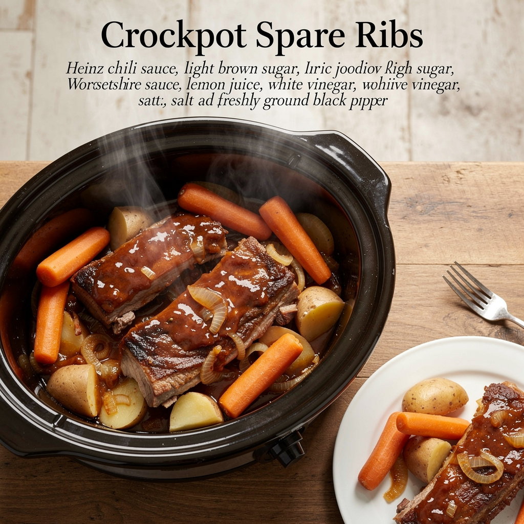 Crockpot Spare Ribs