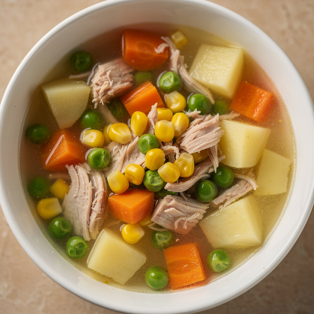 Vegetable Soup with Chicken