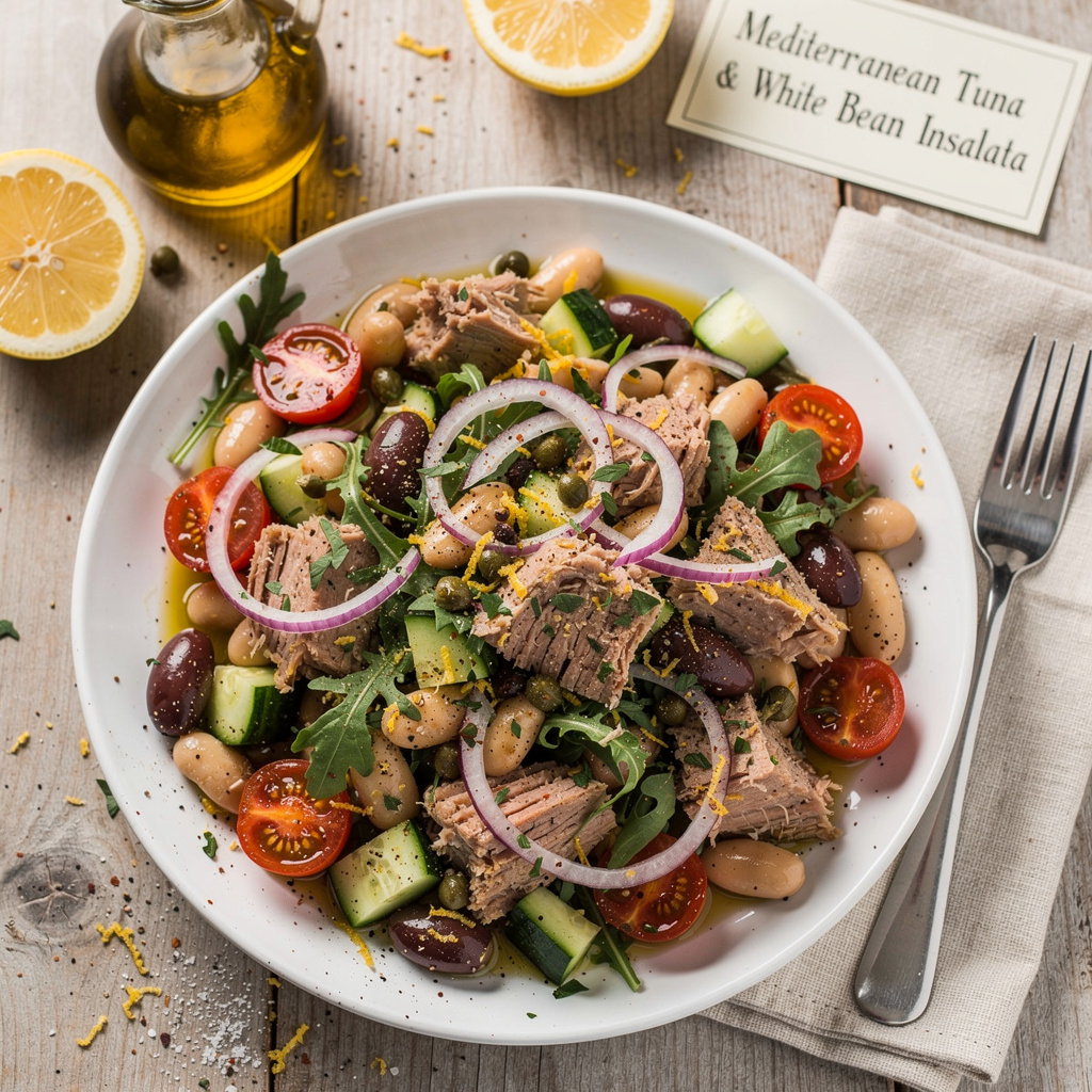 Mediterranean Tuna & White Bean Insalata