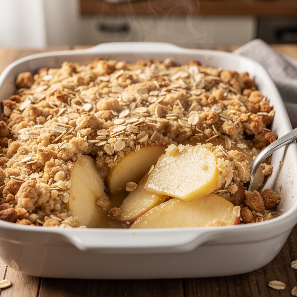 Fat-Free Apple Crumb Dessert