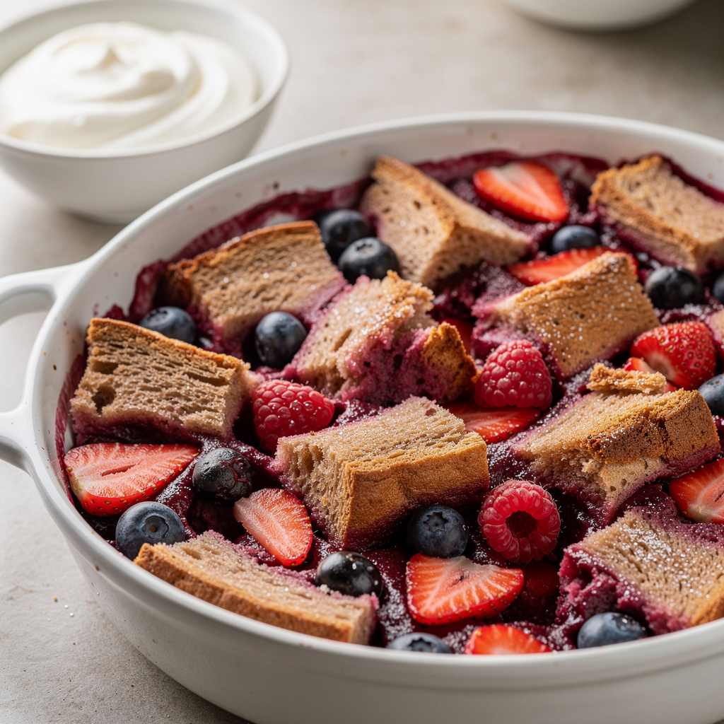 Berry Bread Pudding