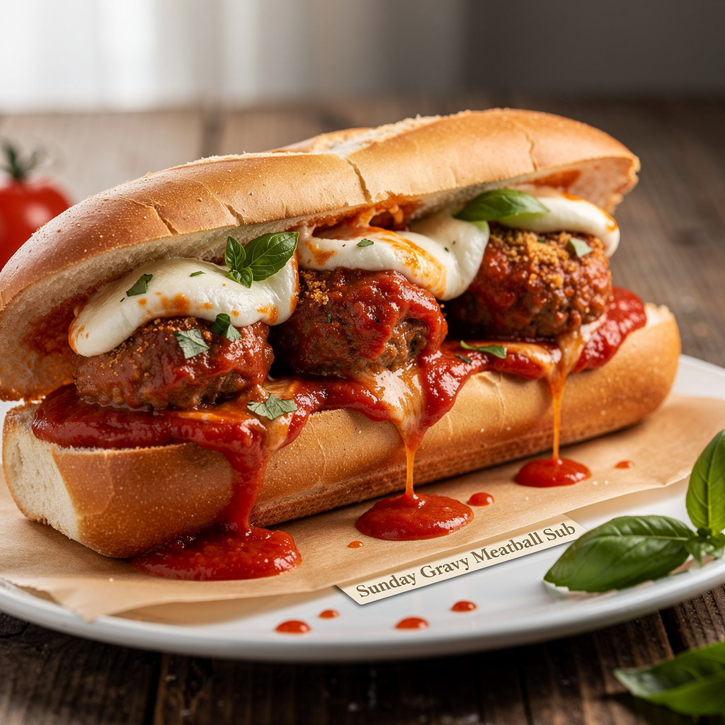Sunday Gravy Meatball Sub