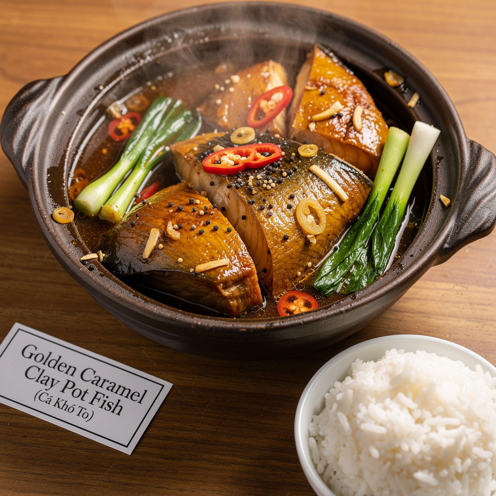 Golden Caramel Clay Pot Fish (Ca Kho To)