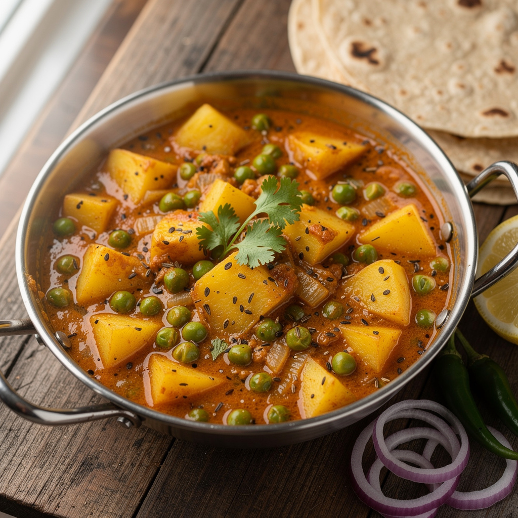 Homestyle Aloo Matar