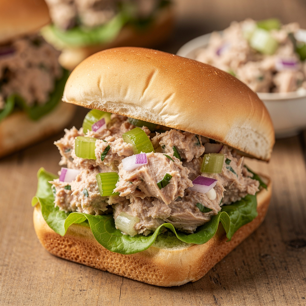 Tuna Slider with Green Chiles