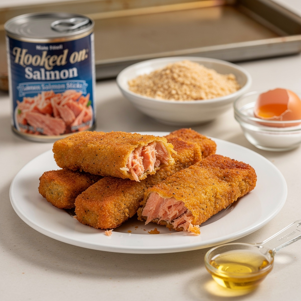 Hooked on Salmon Sticks