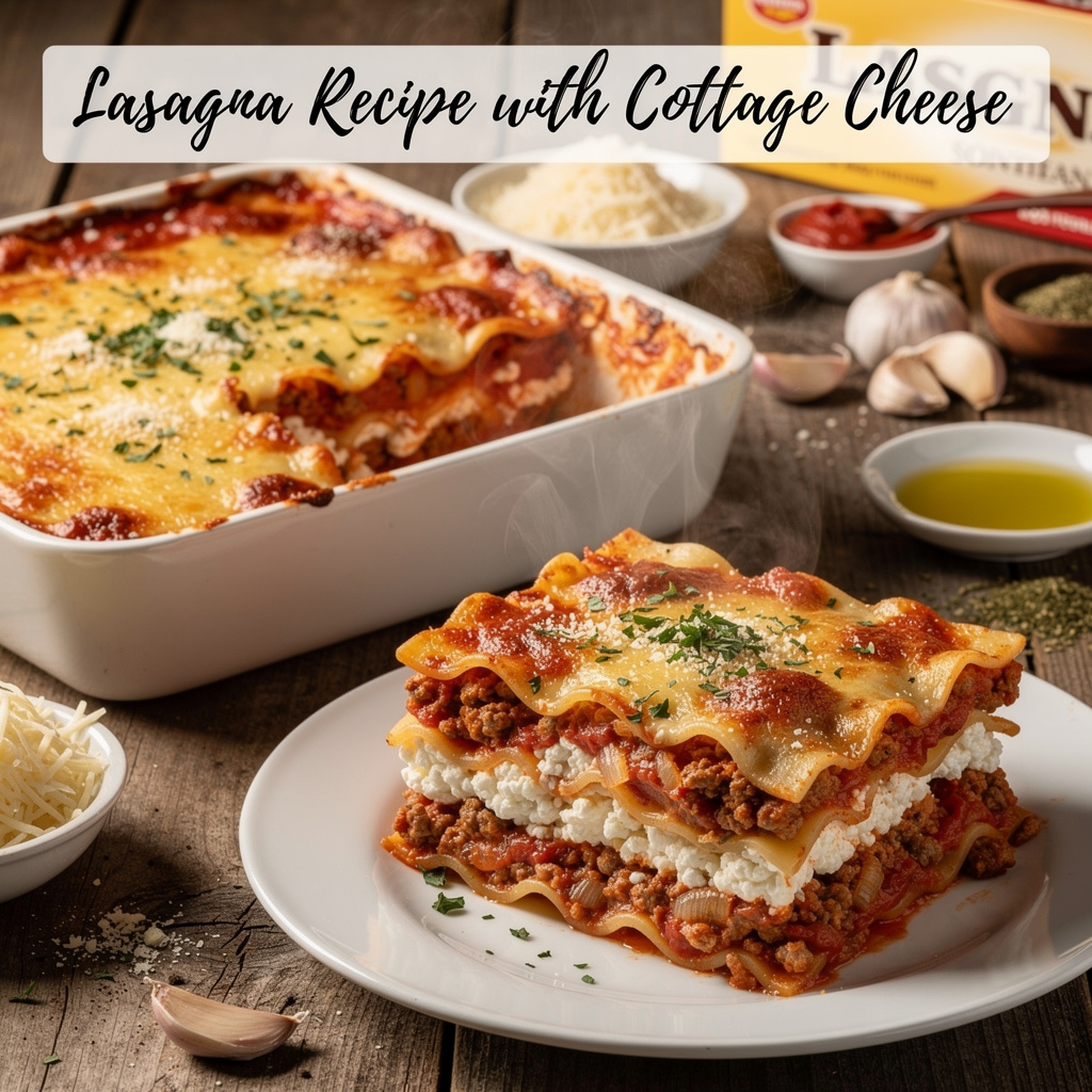 Lasagna Recipe with Cottage Cheese