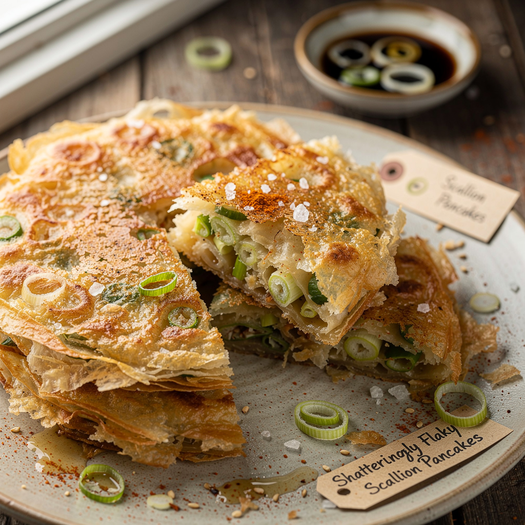 Shatteringly Flaky Scallion Pancakes
