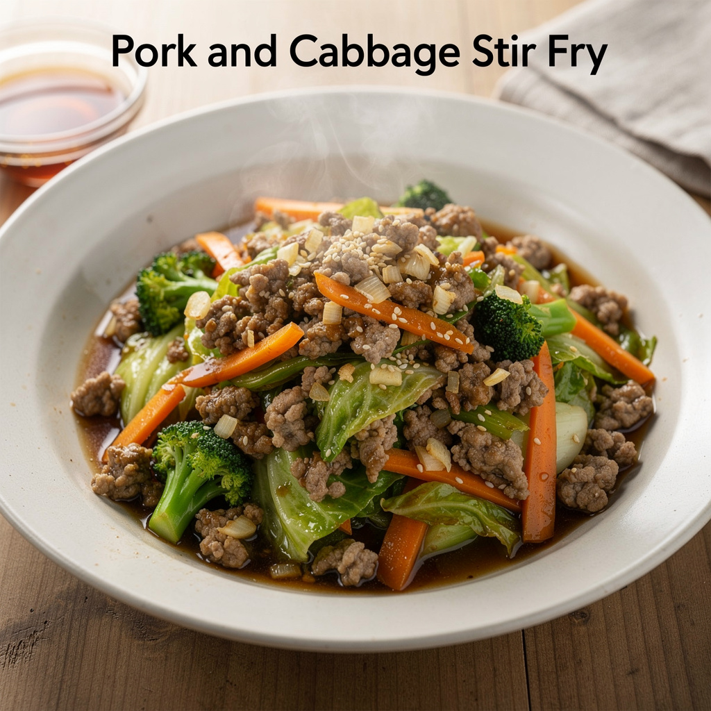 Pork and Cabbage Stir Fry