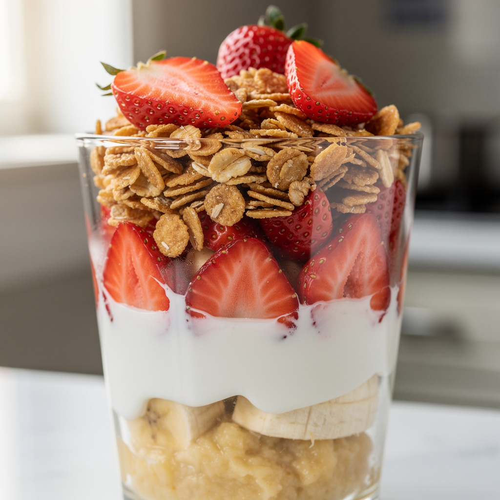Strawberry Banana Parfait