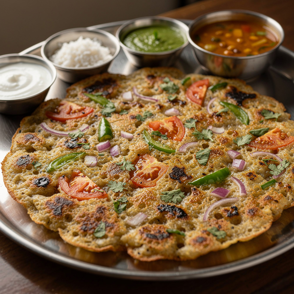 Garden-Fresh Vegetable Uttapam