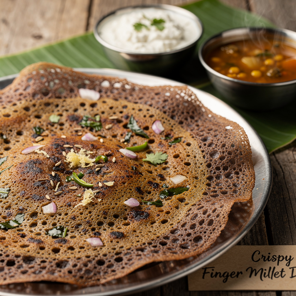 Crispy Finger Millet Dosa