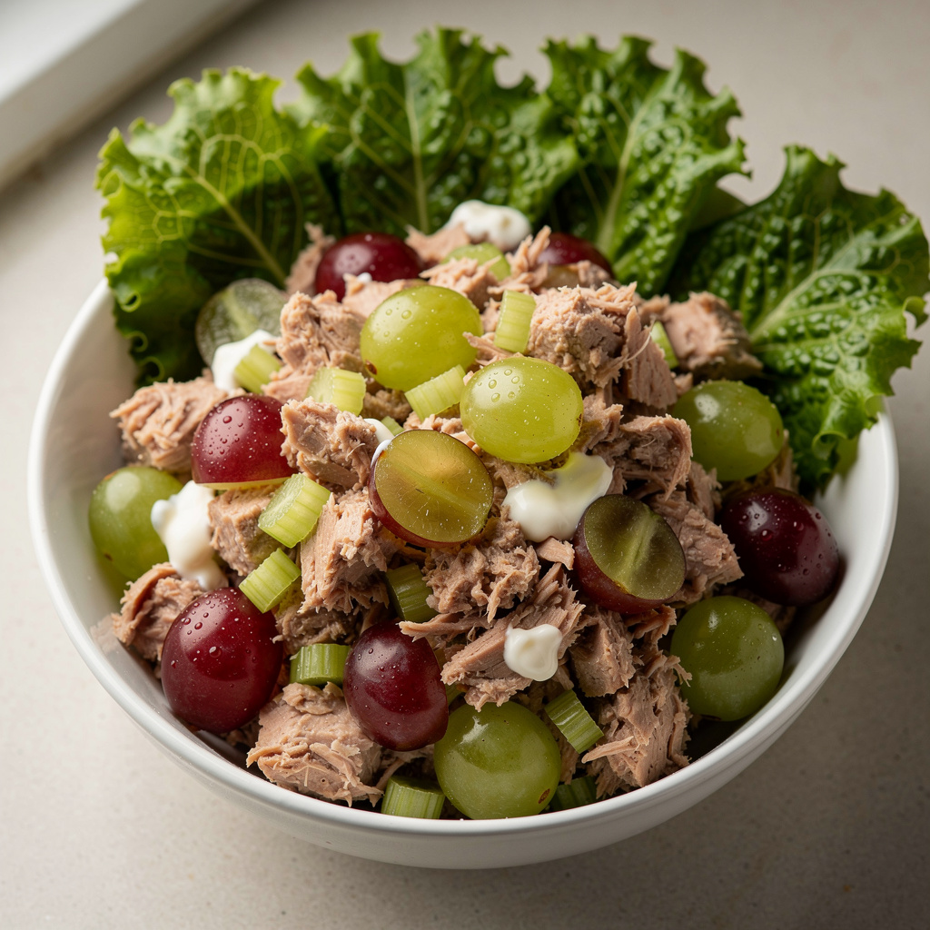 Tuna Salad with Grapes