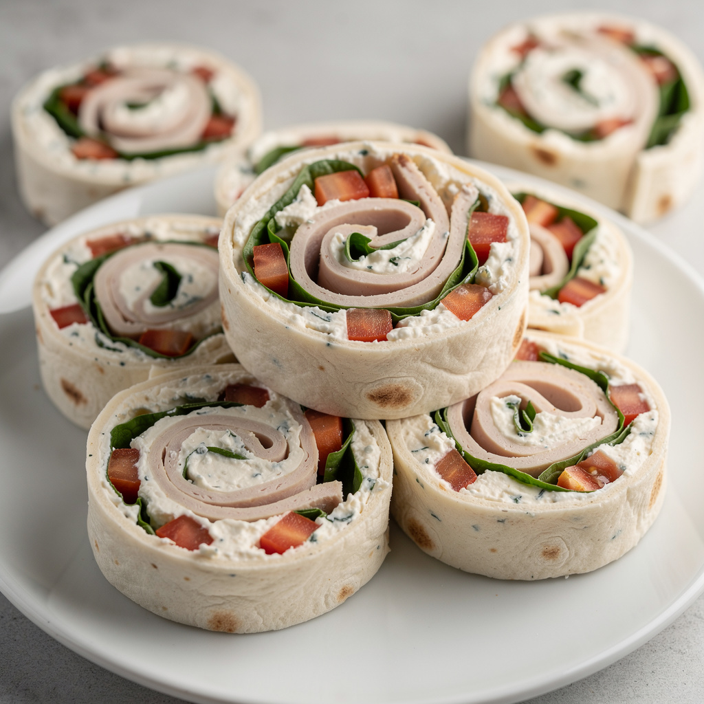 Turkey Pinwheel Appetizers