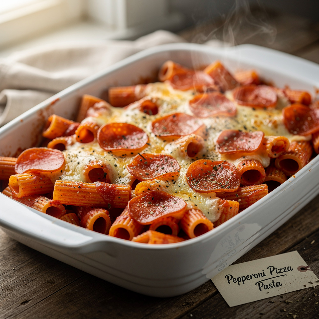 Pepperoni Pizza Pasta