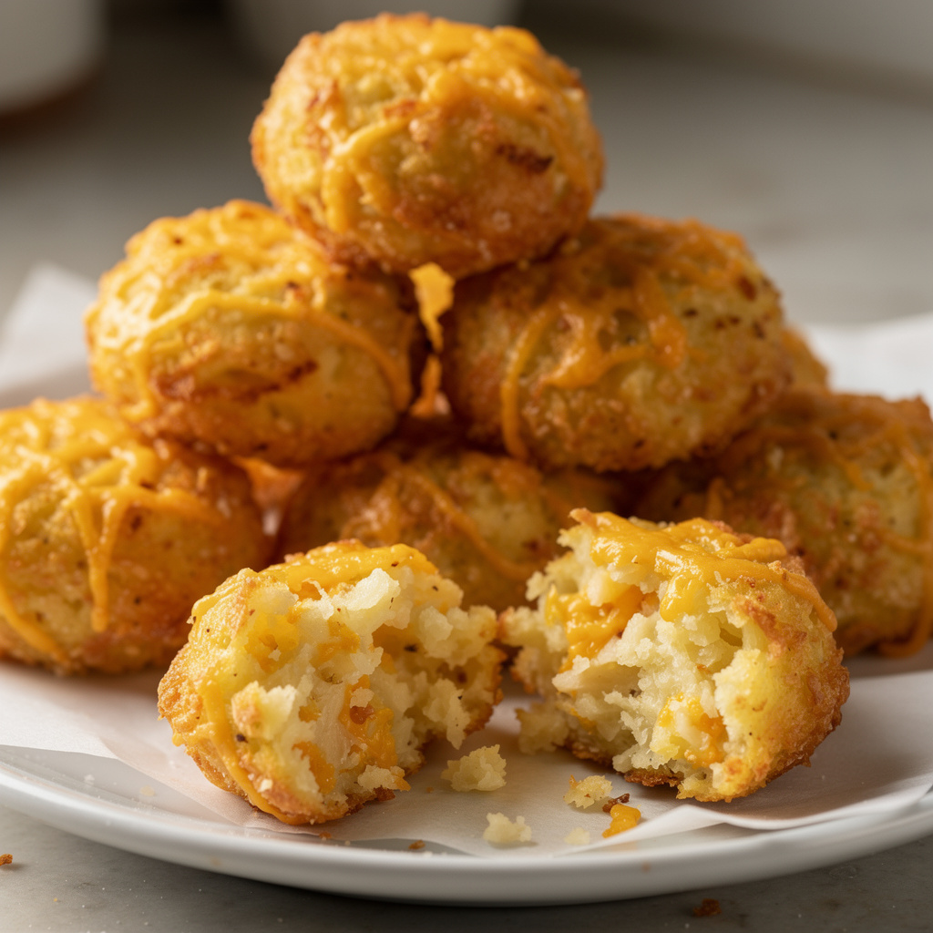 Baked Cauliflower Tots