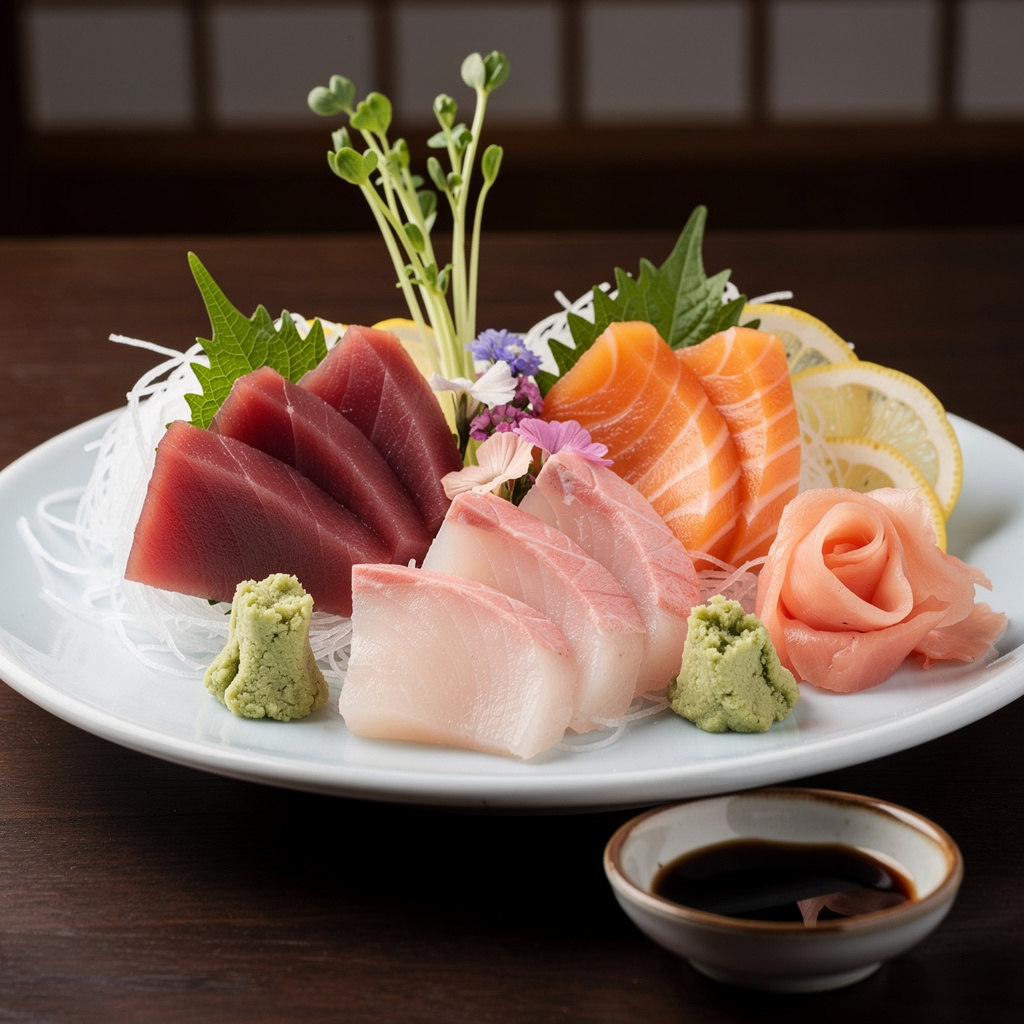 Jewel-Tone Sashimi Platter