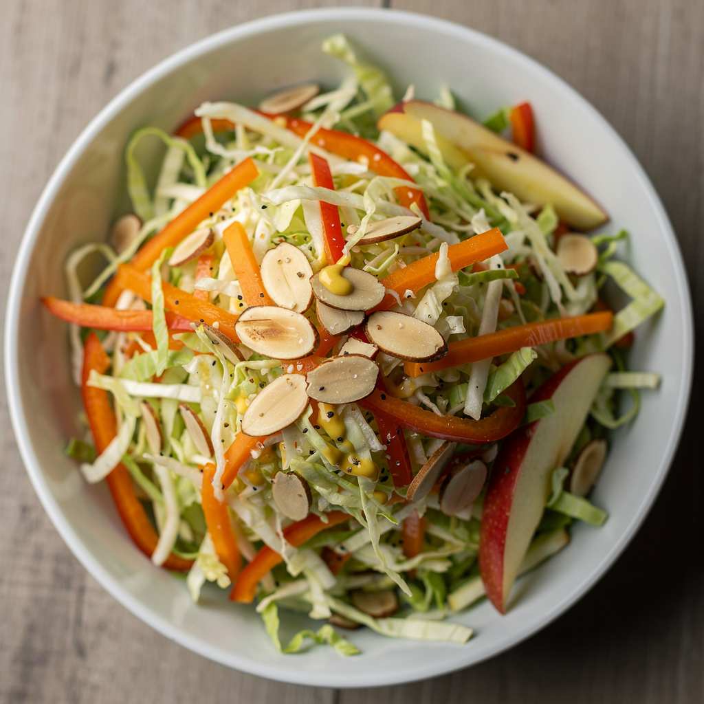 Bell Pepper and Apple Coleslaw