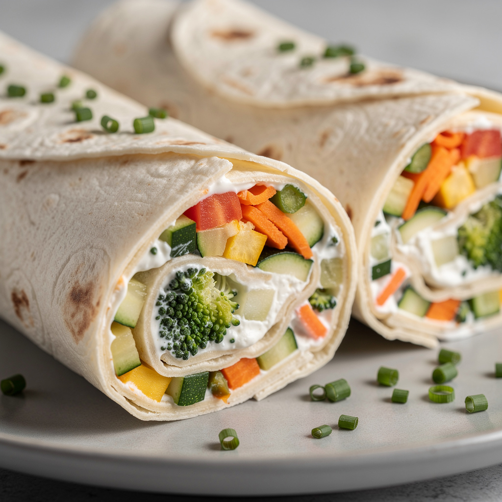 Crunchy Vegetable Wraps