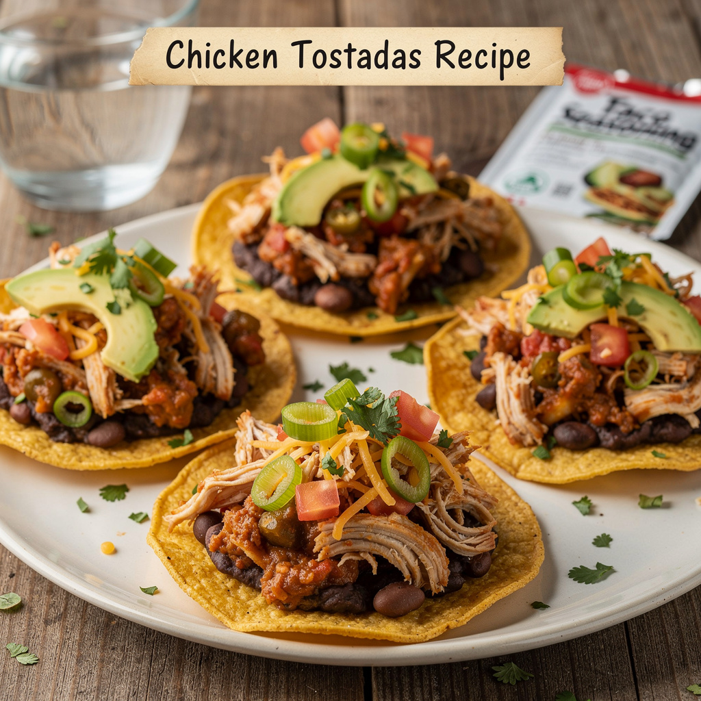 Chicken Tostadas Recipe