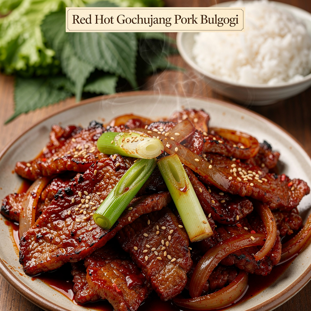 Red-Hot Gochujang Pork Bulgogi