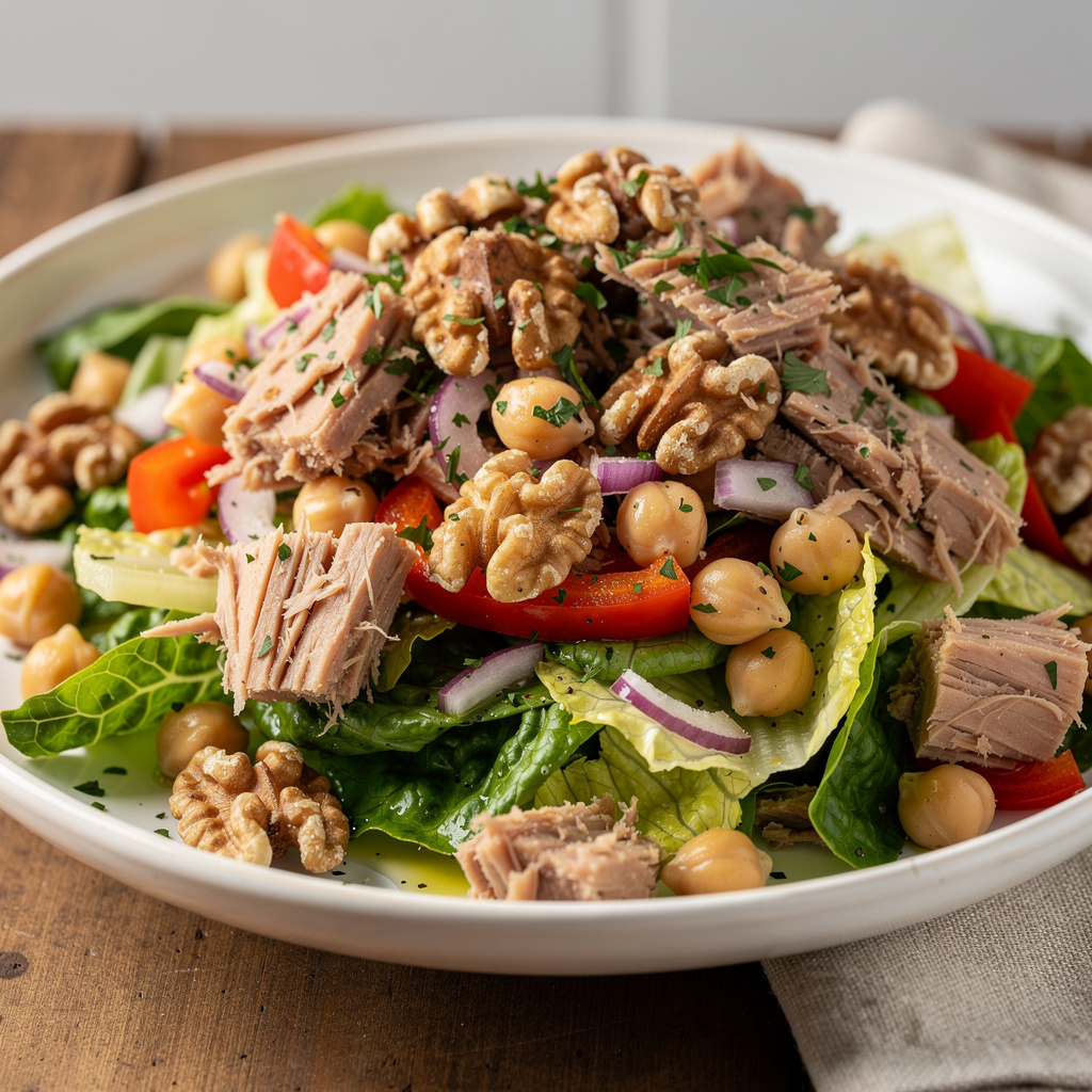 Mediterranean Tuna Antipasti Salad