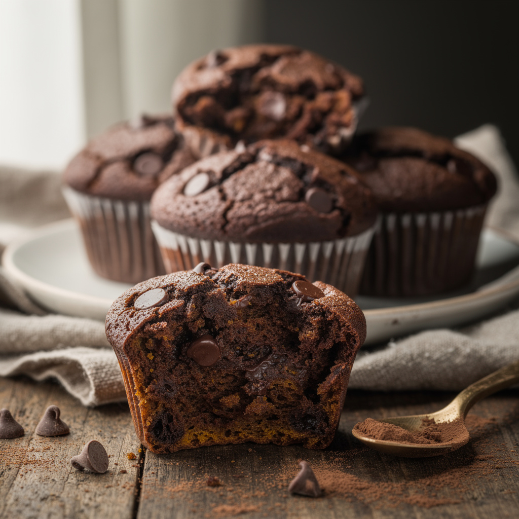 Pumpkin Chocolate Muffins
