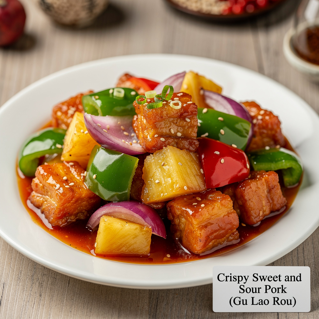 Crispy Sweet and Sour Pork (Gu Lao Rou)