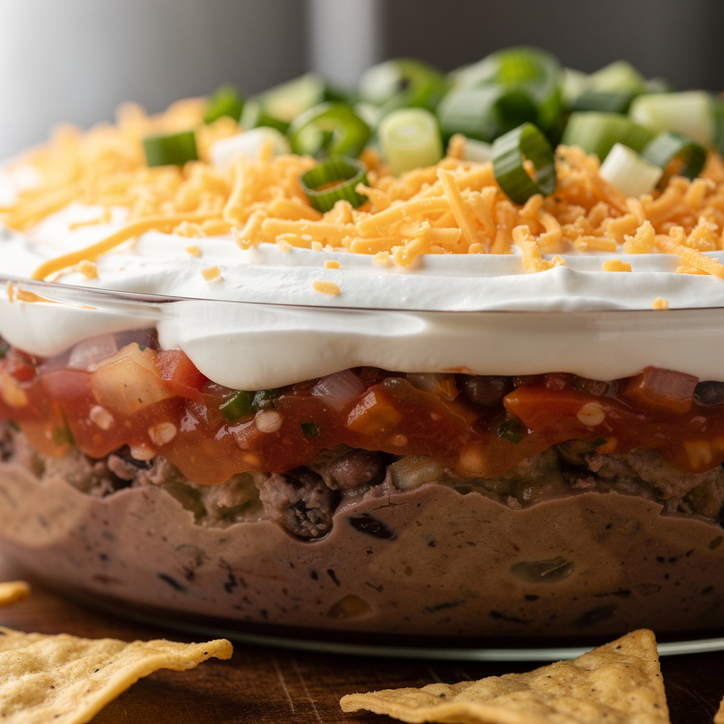 Layered Black Bean Dip