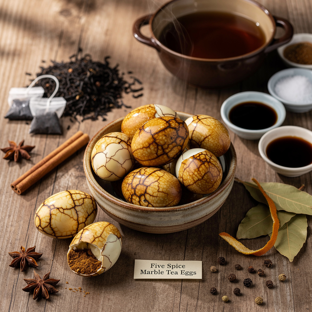 Five-Spice Marble Tea Eggs