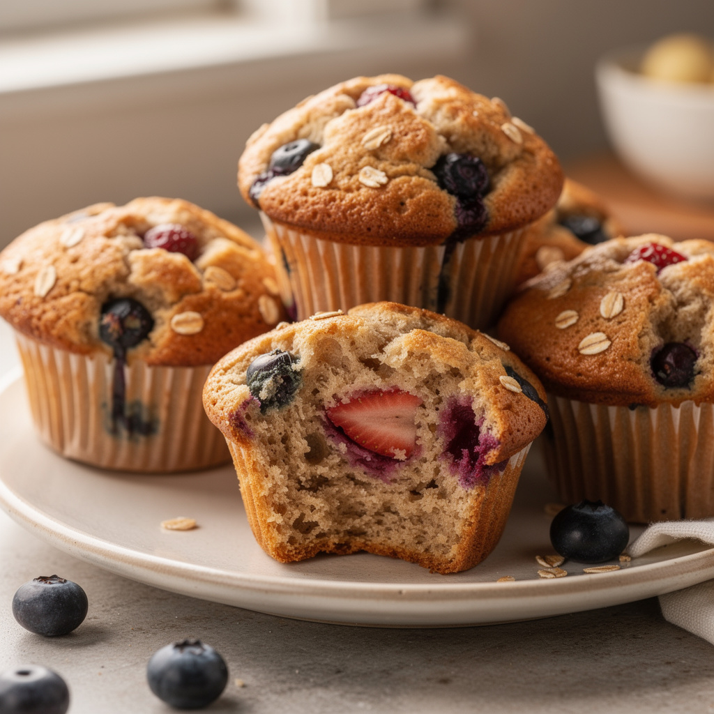 Banana Berry Muffins