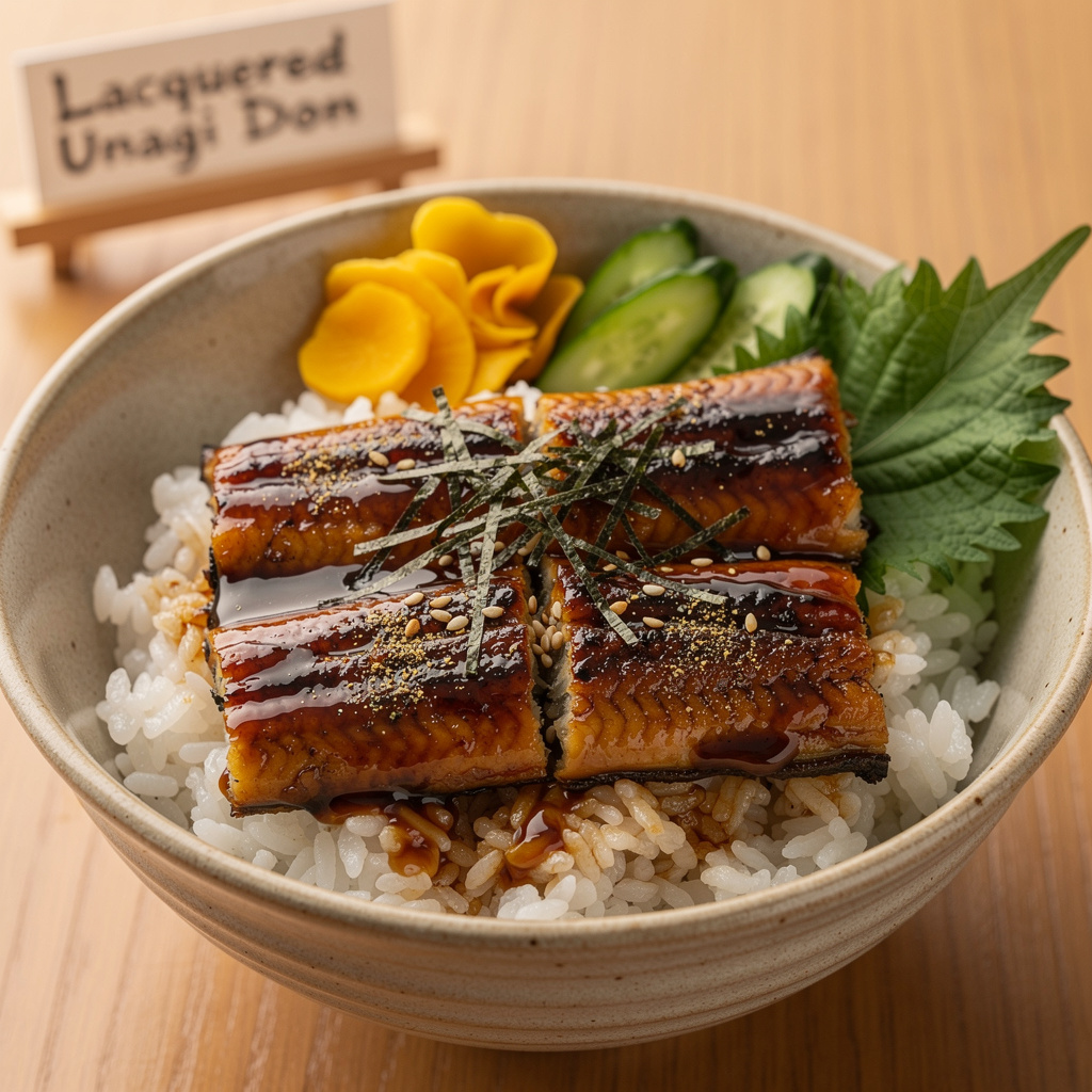 Lacquered Unagi Don