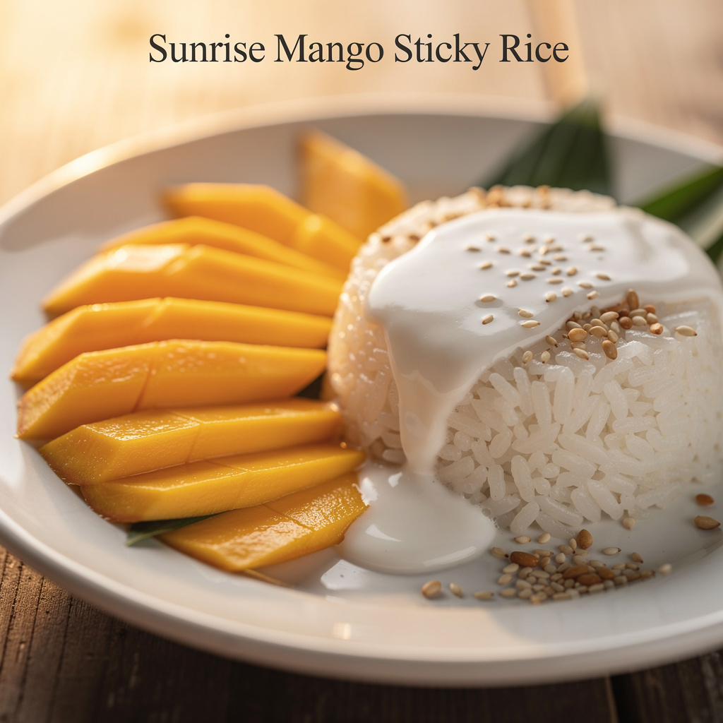 Sunrise Mango Sticky Rice