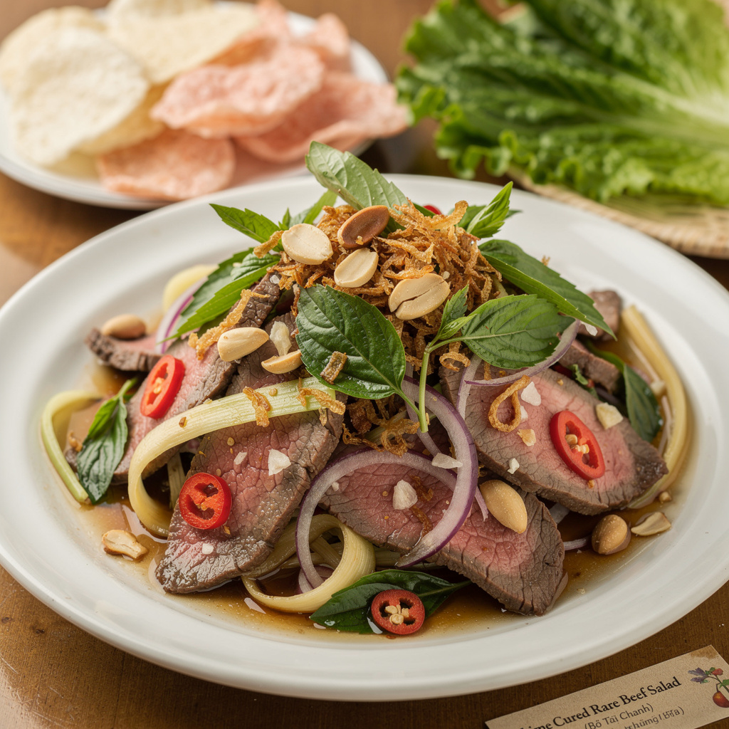 Lime-Cured Rare Beef Salad (Bo Tai Chanh)
