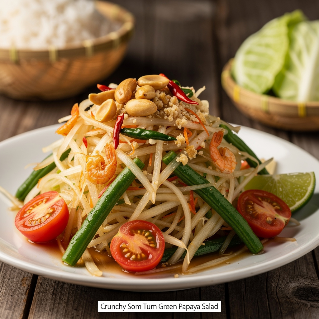 Crunchy Som Tum Green Papaya Salad