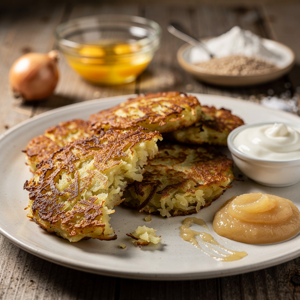 Oven-Baked Potato Pancakes