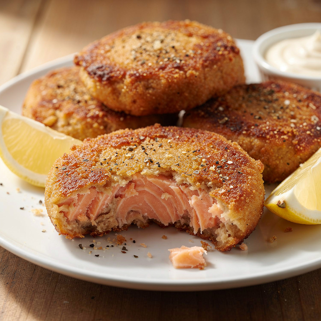 Lemon Pepper Salmon Patties