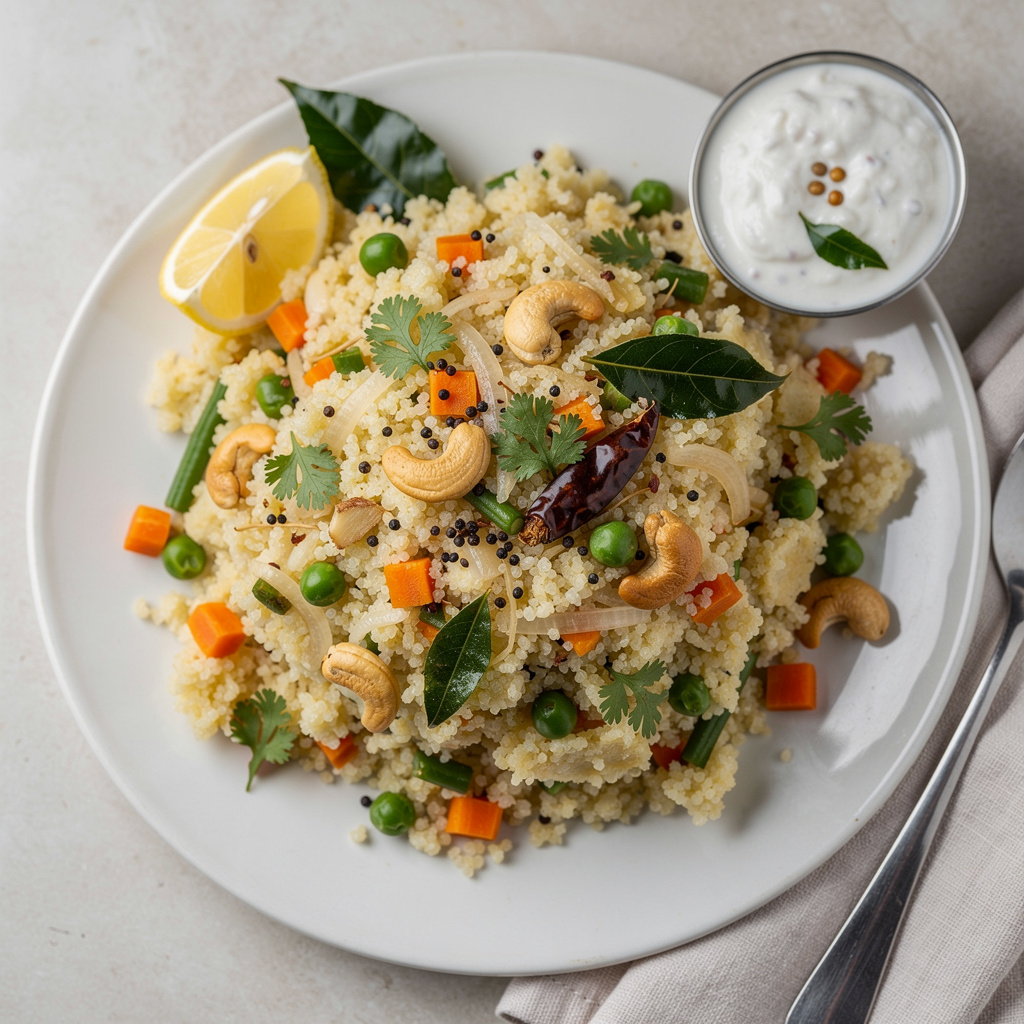 Fragrant Vegetable Rava Upma