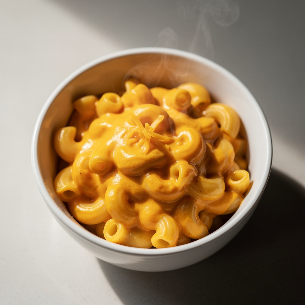 Pumpkin Mac & Cheese for One