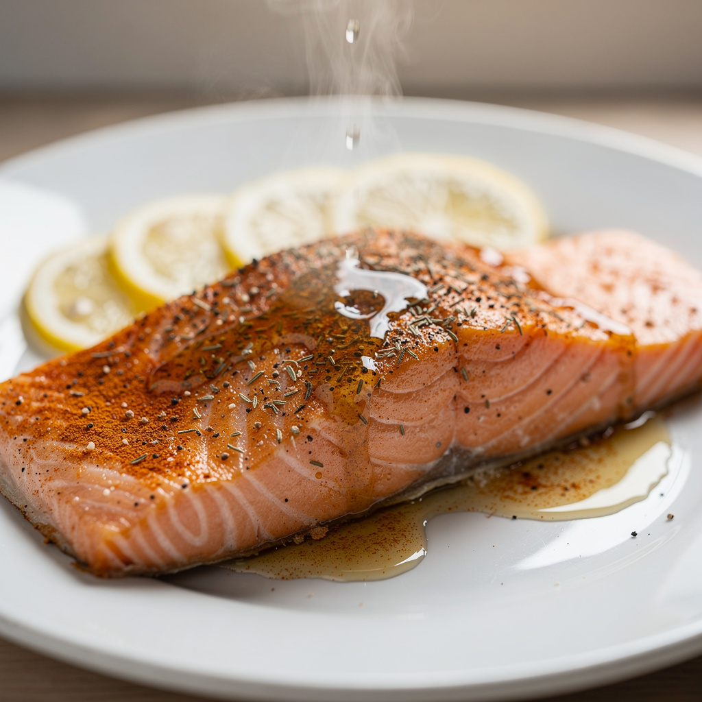 Baked Salmon with Herbs and Lemon