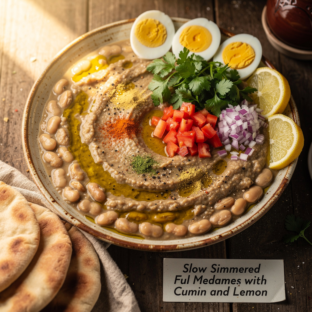 Slow-Simmered Ful Medames with Cumin and Lemon