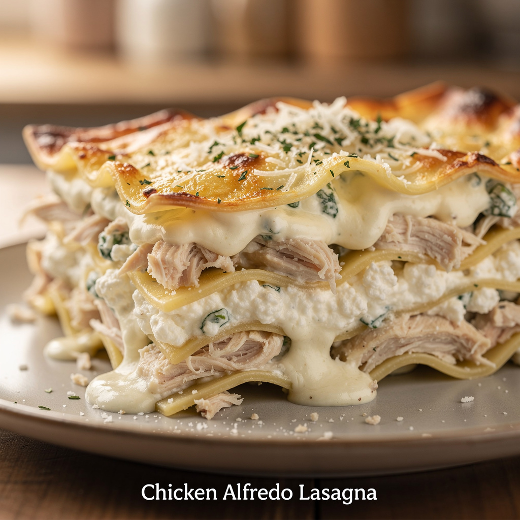 Chicken Alfredo Lasagna