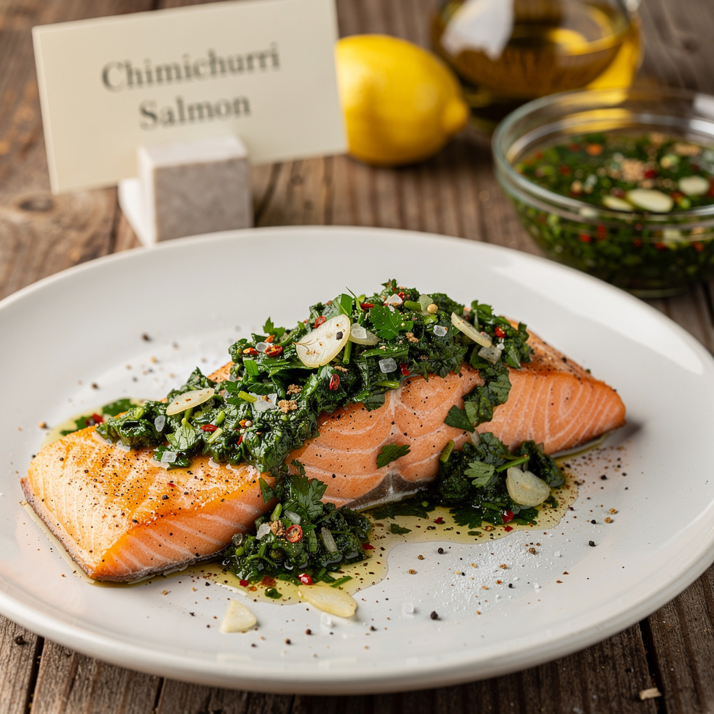 Chimichurri Salmon