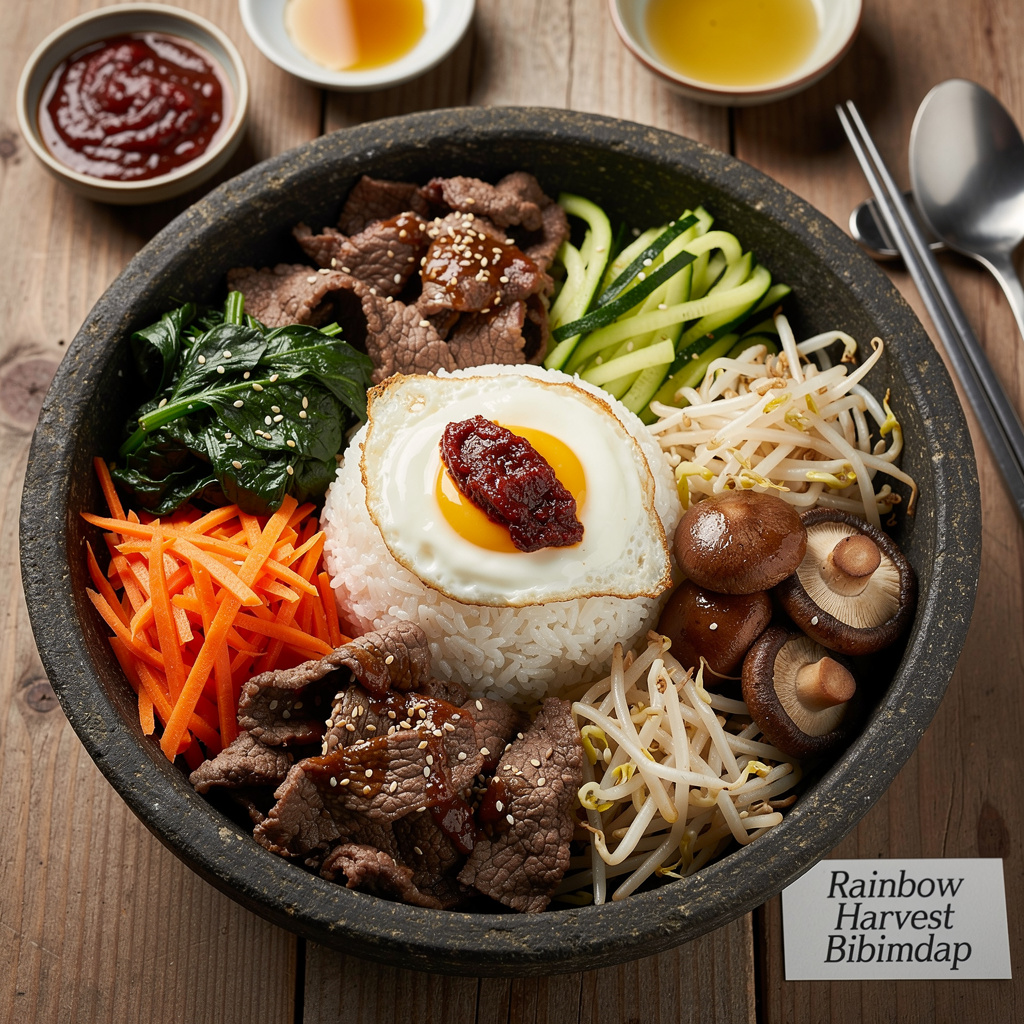 Rainbow Harvest Bibimbap